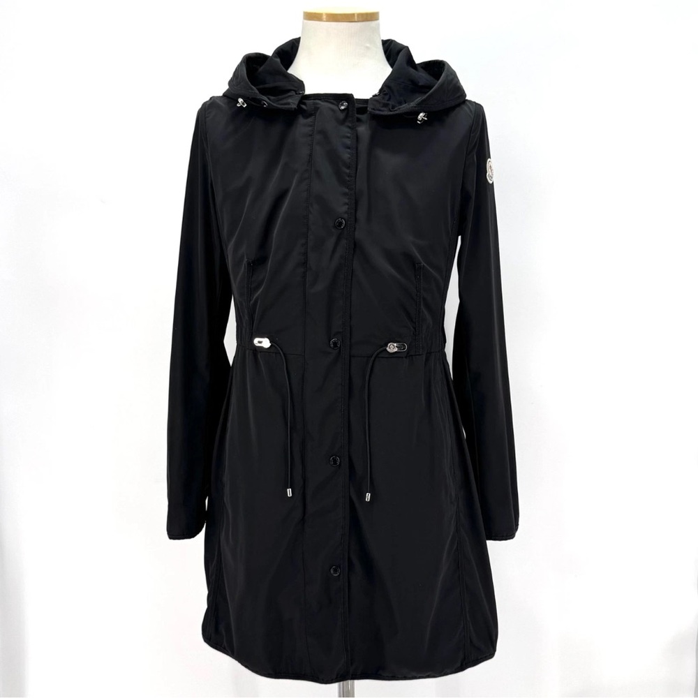 Moncler blue  Women's Hooded Rain windbreaker Jacket -